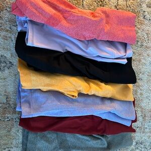 Amazon Essentials Athletic Shorts Red and Black Comfortable Performance Wear